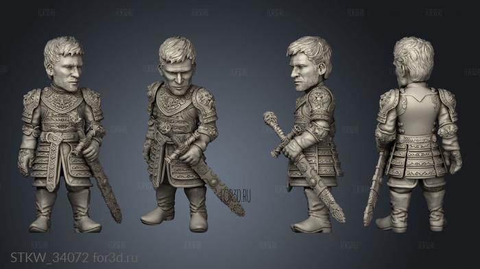 GOT Jaime Lannister 3d stl модель для ЧПУ