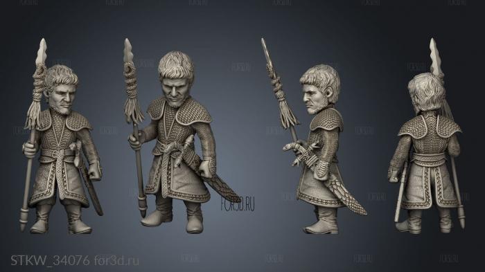 GOT Oberyn Martell stl model for CNC