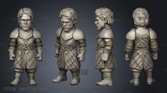 GOT Robb Stark stl model for CNC