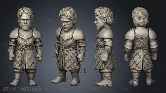 GOT Robb Stark stl model for CNC