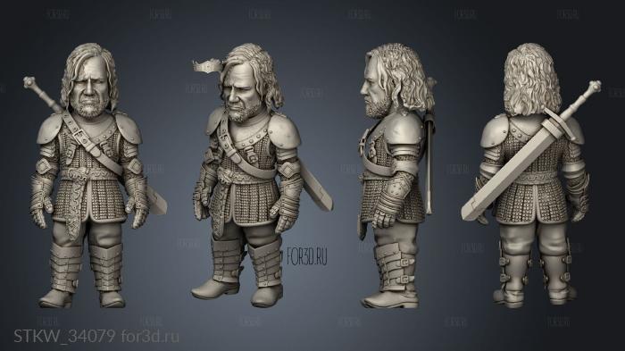 GOT The Hound guard stl model for CNC