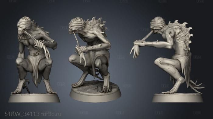 Graveborn Ghuls Infantry stl model for CNC