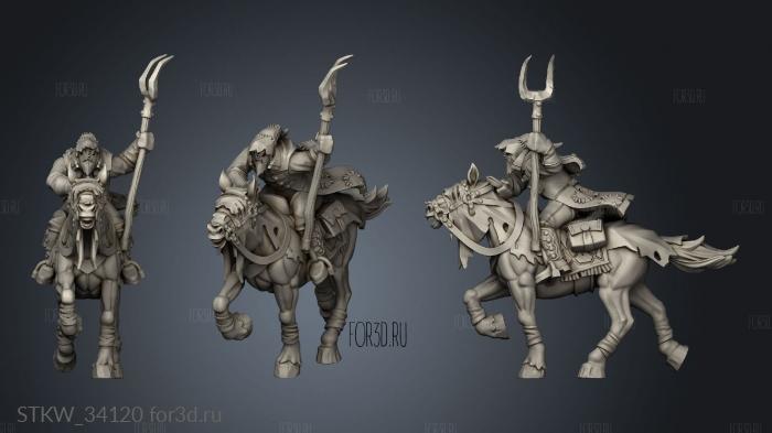 Cursed rider stl model for CNC