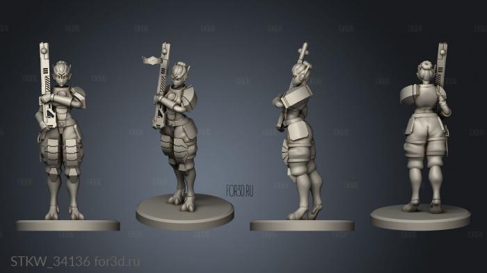 Greater Good Anime Figurine On Robot Jones Concept 3d stl модель для ЧПУ