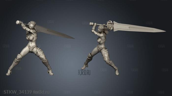 Greatsword 3d stl модель для ЧПУ