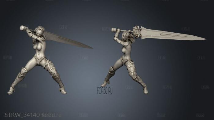 Greatsword top 3d stl модель для ЧПУ