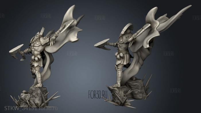 Greek Gods and Heroes LEADER Ares Epic stl model for CNC