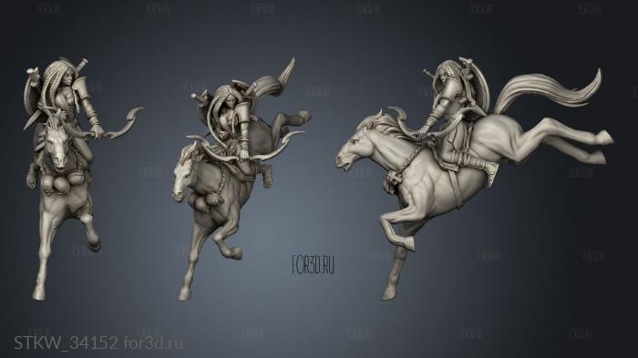 Greek Gods and Heroes Olympus Amazon Boss horse stl model for CNC