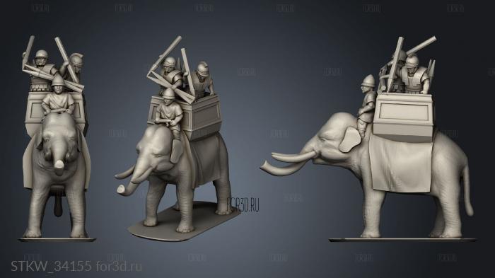 Greek ian Elephant 3d stl модель для ЧПУ