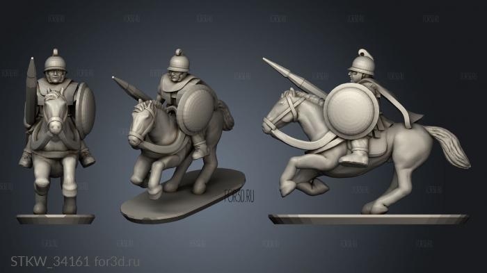 Heavy Cavalry stl model for CNC