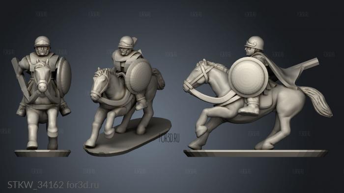 Heavy Cavalry stl model for CNC