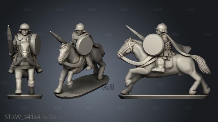 Heavy Cavalry stl model for CNC