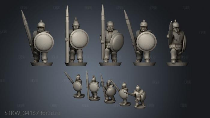 Hoplites stl model for CNC