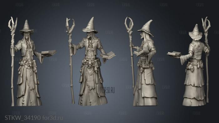 Green Hag Spellbook 3d stl модель для ЧПУ