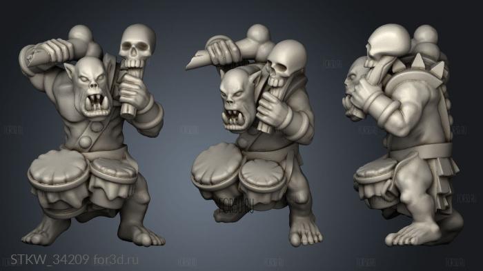 Orc Warrior 3d stl модель для ЧПУ