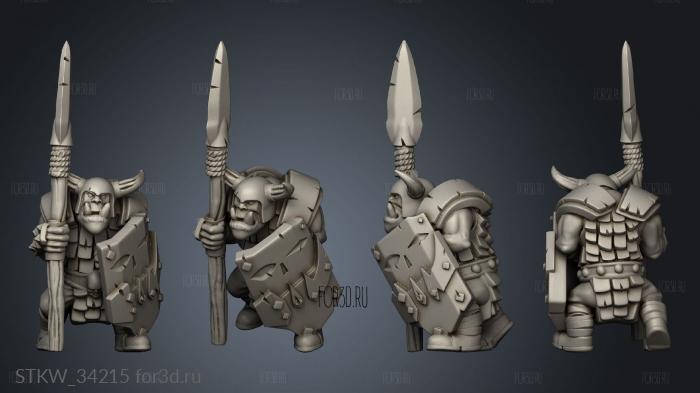 Orc Warrior 3d stl модель для ЧПУ