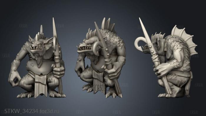 River Troll 3d stl модель для ЧПУ