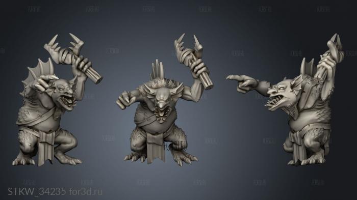 River Troll stl model for CNC