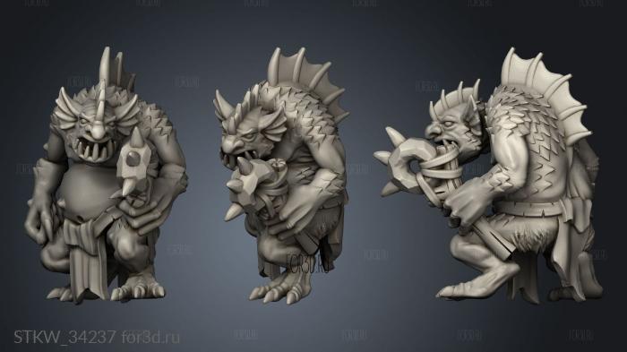 River Troll stl model for CNC