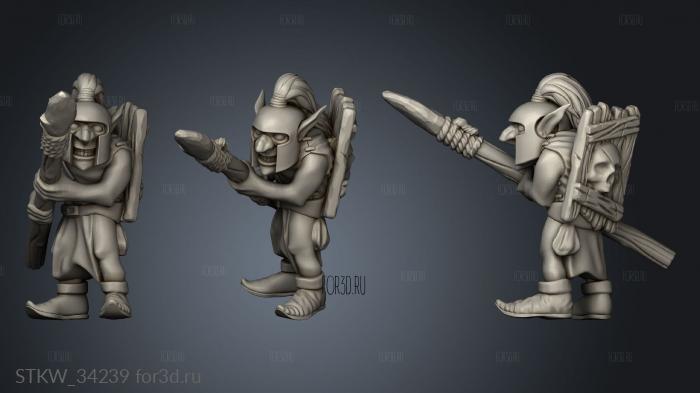 Rock Lobber Goblin crew 3d stl модель для ЧПУ