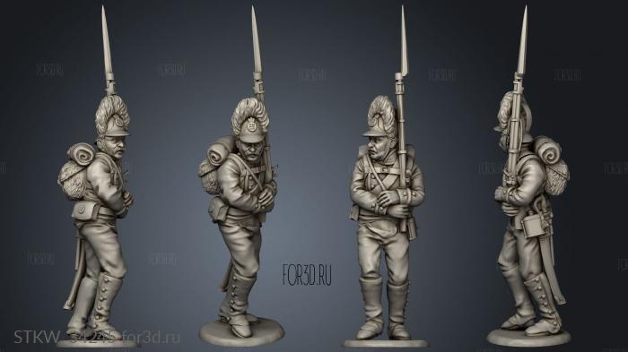 Grenadiers stl model for CNC