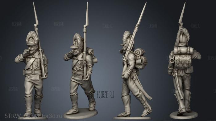 Grenadiers stl model for CNC