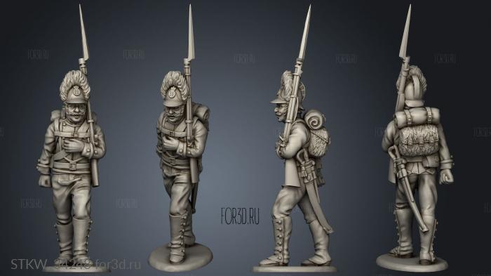 Grenadiers stl model for CNC