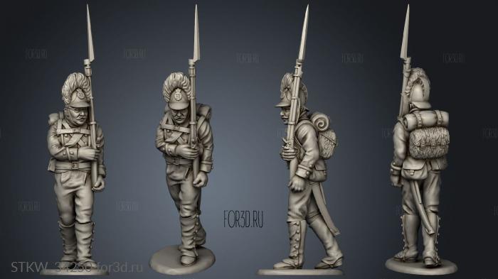 Grenadiers stl model for CNC