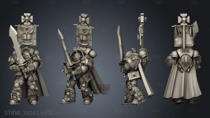 Grey Knights joe dawson mr crowe purest silver paladin Capellan stl model for CNC