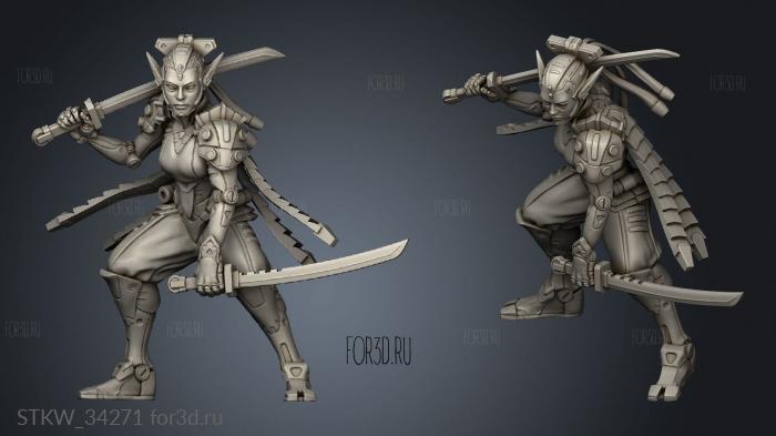 Cyberpunk Sairen Torafu stl model for CNC