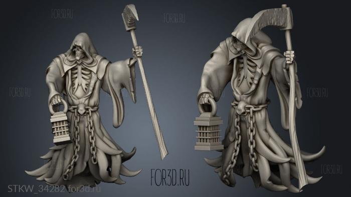 grim reaper stl model for CNC