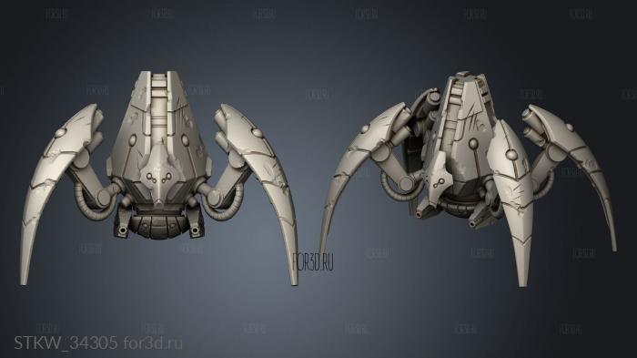 Spider Walker 3d stl модель для ЧПУ