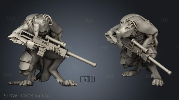 Assassin stl model for CNC