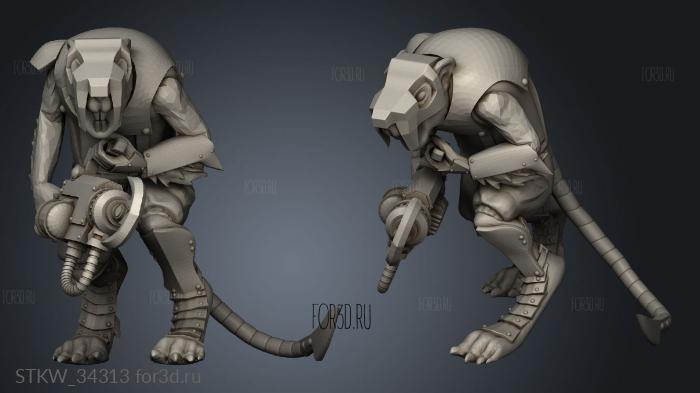 Claw Heavy stl model for CNC
