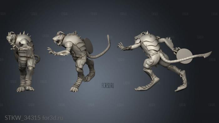 Claw Heavy stl model for CNC