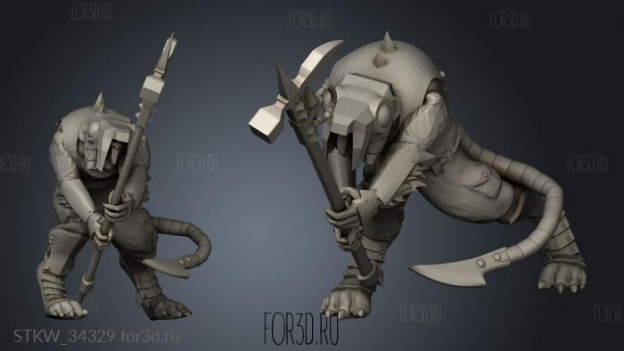 Shock Vermin 3d stl модель для ЧПУ