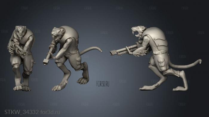 Vermin Flamer 3d stl модель для ЧПУ