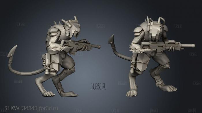 Vermin Rifle 3d stl модель для ЧПУ