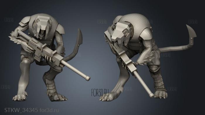 Vermin Rifle 3d stl модель для ЧПУ