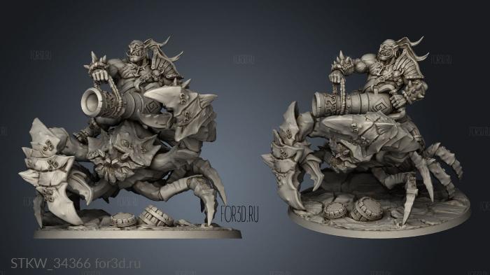 Gronk on Marsh Claw the Swamp Crab Claw 3d stl модель для ЧПУ