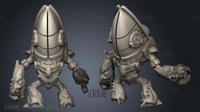 Grunts Grunt 3d stl модель для ЧПУ