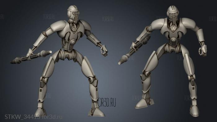 guard Droids Scythe 3d stl модель для ЧПУ