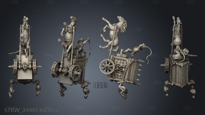 Guild Monster Hunters Hunter Wagon cage 3d stl модель для ЧПУ