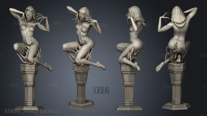 Gwen stl model for CNC