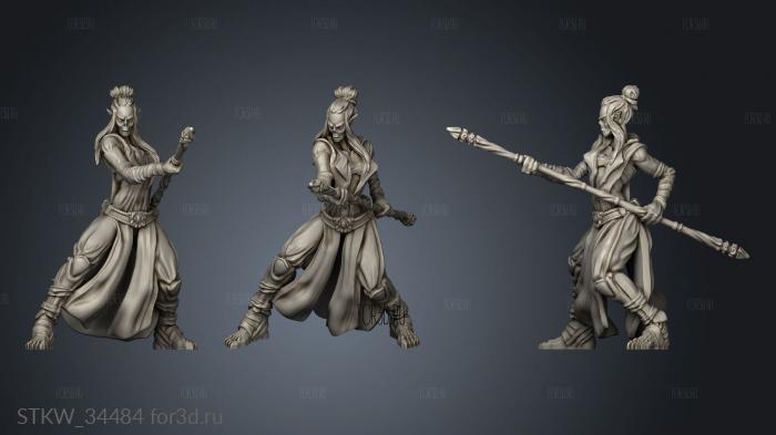 The Twins Female Gith Monk 3d stl модель для ЧПУ