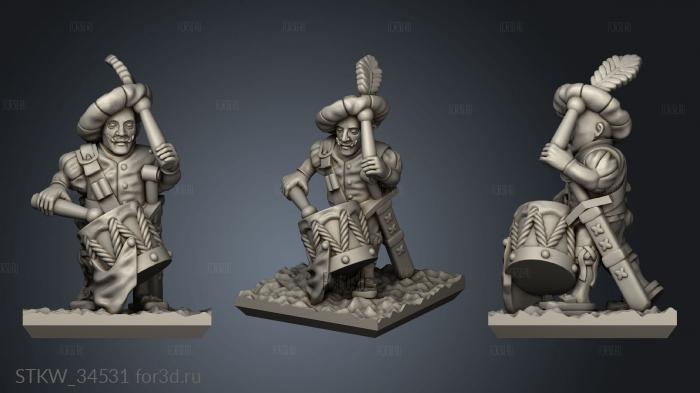 minirat Musician 3d stl модель для ЧПУ