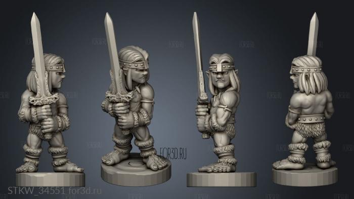 Conan stl model for CNC