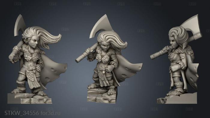 Red Sonja 3d stl модель для ЧПУ