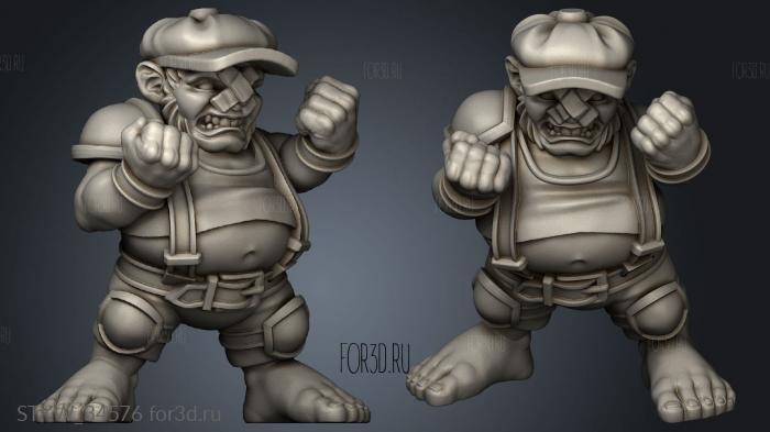 Piranhas Medianos Halfling Line stl model for CNC