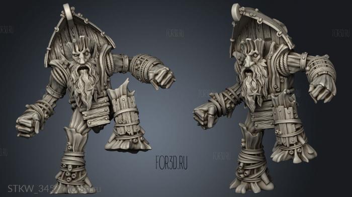 Piranhas Medianos Tree Troll stl model for CNC